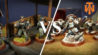 76 Astra Militarum VS Leagues of Votann 40k Battle Report 10th Edition Combat Patrol [upl. by Imeaj]