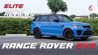 2022 Land Rover Range Rover SVR Ultimate Edition  The Elite Cars Showroom [upl. by Ahsatin]