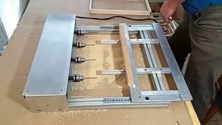 effective beekeeping  frames drilling machinemp4 [upl. by Nofpets]