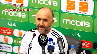 CONFERENCE DE PRESSE DE DJAMEL BELMADI AVANT LES MATCH FACE AU CAP VERT ET LEGYPTE [upl. by Neelahtak]