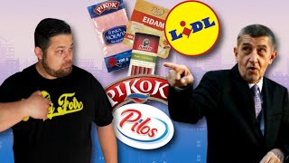 Babišův Agrofert schovaný za značkami z Lidlu Kdo vyrábí pro Lidl Pikok a Pilos [upl. by Ynos]