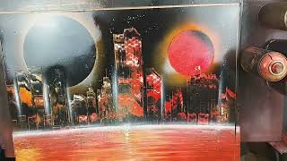 quotRed Cityquot Spray paint [upl. by Airbmat]