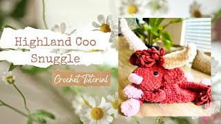 Highland Coo Crochet Tutorial [upl. by Suhpoelc]