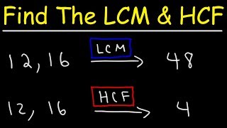 How To Find The LCM and HCF Quickly [upl. by Brown296]