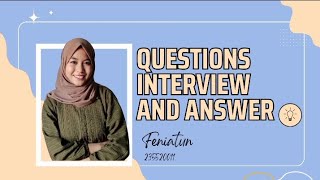 9 Pertanyaan Interview bahasa Inggris  Questions interview amp answer tugaskuliah englishspeaking [upl. by Clayborne]