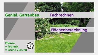 Fachrechnen  Flächenberechnung  Tutorial 13 [upl. by Li]