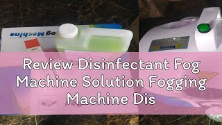 Review Disinfectant Fog Machine Solution Fogging Machine Disinfectant Anti Mosquito And Citronella [upl. by Sivla827]