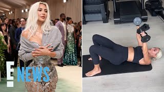 Kim Kardashian is BACK in the Gym Following the 2024 Met Gala  E News [upl. by Anileba]