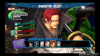 ONE PIECE Pirate Warriors 4  SHANKS FILM  RED Complete Move set amp Walkthrough Gameplay [upl. by Blinny55]