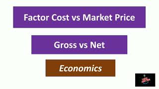 Unit  6  Factor cost Market Price Subsidy Gross Net  Tnpsc [upl. by Hoffert57]