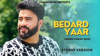 Bedard Yaar  Studio Version  Yawar Wani  Kashmiri Superhit Song [upl. by Oriaj]