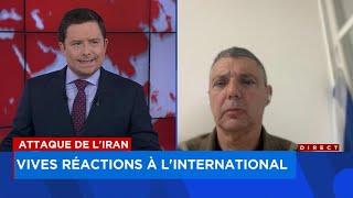 Attaque de lIran Israël toujours en état dalerte  Entrevue avec Olivier Rafowicz 22h [upl. by Elleoj404]