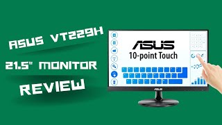 ASUS VT229H 215quot Monitor 1080P IPS 10Point Touch Eye Care Review [upl. by Nevar]