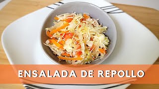 How to Make Nicaraguense Ensalada de Repollo  Nicaraguan Cabbage Slaw [upl. by Tsepmet]