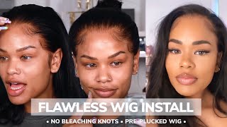 BEST FLAWLESS WIG INSTALL FOR BEGINNERS  START TO FINISH LACE WIG INSTALL  Arnellarmon [upl. by Lanevuj]