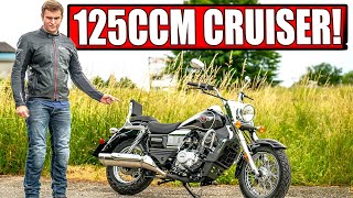 UM CLASSIC 125CCM CRUISER MOTORRAD ERSTE FAHRT [upl. by Reinertson]