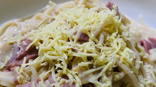 Tipid carbonara recipe 😍😋🥰 [upl. by Therine]