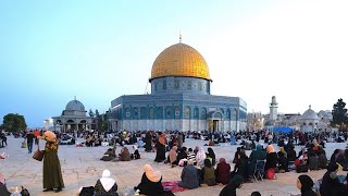 Iftar at al Masjid Al Aqsa in Palestine  Ramadan Jerusalem [upl. by Jacobah]