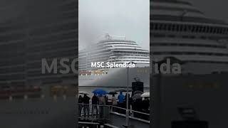 MSC Splendida seen before boarding Superspeed 1 [upl. by Alcot]