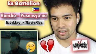 SINGER reacts to HONCHO quotPasensya naquot ft Jekkpot amp Skusta Clee POST MALONECHRIS BROWN INSPIRED [upl. by Whitelaw228]