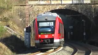 SiegDillStrecke  Am Rudersdorfer Tunnel [upl. by Basilius]