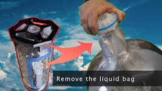 Recycling Beer KeyKegs  How to remove the liquid bag [upl. by Nylisoj]