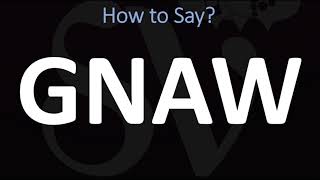 How to Pronounce GNAW CORRECTLY [upl. by Celestyna403]