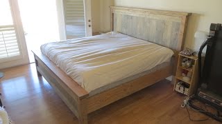 Farmhouse Style Kingsize Bed [upl. by Gusta]