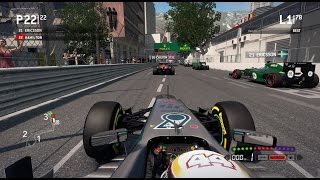 F1 2013 Gameplay Monaco 100 Race Lewis Hamilton [upl. by Reyam]