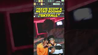 TRAVIS SCOTT amp METRO BOOMIN IN THE STUDIO WORKING ON SKYFALL🔥 travisscott metroboomin [upl. by Schluter74]