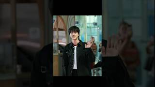 Jin in airport 💜😊 Jins Weverse new post trending bts bangtantv shorts song jin btsweverse [upl. by Vharat]