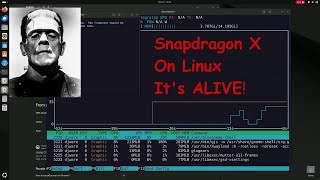 Snapdragon X Elite on Linux  Its ALIVE [upl. by Asaert]