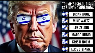 Ben Yahoo Song Israeli PM Benjamin Netanyahu approves Donald Trumps Neocon Zionist cabinet picks [upl. by Aenal]