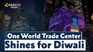 One World Trade Center Shines for Diwali  Diwali  4SiDESTVEnglish [upl. by Aliza]