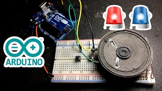 Arduino Police siren horn project  Tutorial [upl. by Barabbas]