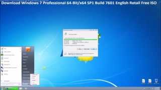 Download Windows 7 Professional 64Bitx64 SP1 Build 7601 Enligh Retail Free ISO [upl. by Anayd]