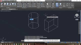 How to Extrude 3D in Autocad Extrude in Autocad Tutorial [upl. by Adeline67]