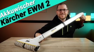 Kärcher EWM 2 im Test  Der LEICHTE und WENDIGE Akkuwischer für unter 200 Euro [upl. by Airetnuhs]