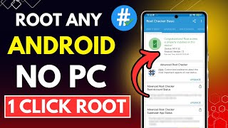 how to root android phone without computer 2024  One click root apk [upl. by Eener]