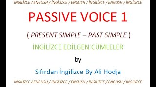 84 PASSIVE VOICE 1  PRESENT  PAST SIMPLE PASSIVE [upl. by Spector]