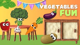 quotVegetables Funquot Poem For Kids [upl. by Ahsiugal]