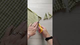 Angolo a cappuccio facile  Easy placemat short cucitocreativo sewingtutorial [upl. by Weismann]