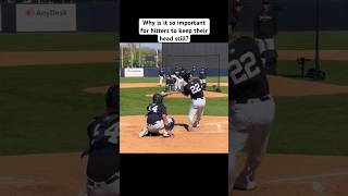 The Hitting Clinic with Chris Waye  Why Is It So Important For Hitters To Keep Their Head Still [upl. by Rehpotsyrk]