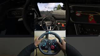 Smooth Drive  Audi A6 2020  Steering wheel gameplay  Euro Truck Simulator 2 [upl. by Brouwer]