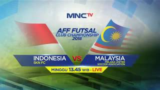 Indonesia VS Malaysia  AFF Futsal Championship 2018 [upl. by Arlon]