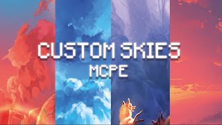 4 Custom Sky Overlays for MCPE 8 [upl. by Neelra842]