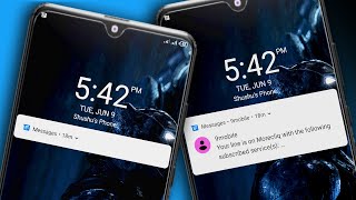 How To Show or Hide Text Messages On An Android Lock Screen  Show Or Hide Notifications [upl. by Bronnie]