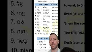 TOP 10 Words in Parashat Noah Genesis 691132 [upl. by Edwina]