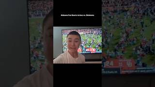 Alabama Fan Reacts to loss vs Oklahoma CFB Week 13 alabamafootball oklahomafootball secfootball [upl. by Kamilah948]