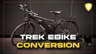 Trek Commuter Ebike Conversion Cyberbikes Bafang BBS01 250W36V Samsung [upl. by Demeyer]